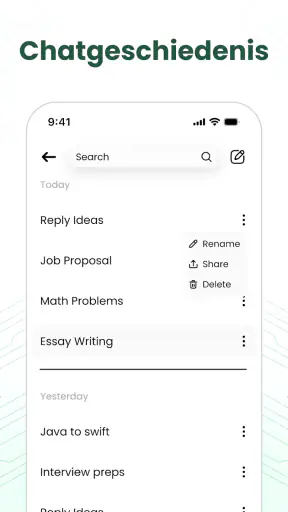 Chat AI: AI-Chatbot Nederlands screenshot
