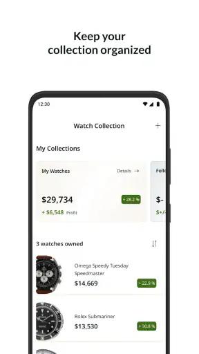 Chrono24: horloge-marktplaats screenshot