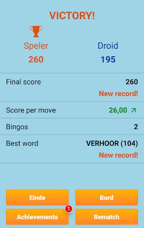 Classic Words (Nederlands) screenshot