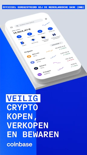 Coinbase: Koop Bitcoin & Ether screenshot