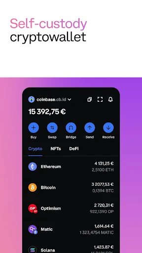 Coinbase Wallet: NFTs & Crypto screenshot
