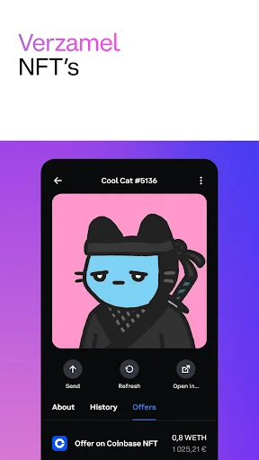 Coinbase Wallet: NFTs & Crypto screenshot