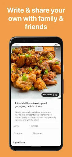 Cookpad recipes, homemade food screenshot