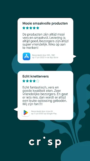 Crisp - online supermarkt screenshot