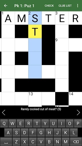 Cryptic Crossword screenshot