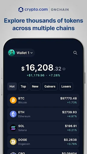 Crypto.com: Onchain Wallet screenshot