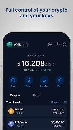 Crypto.com: Onchain Wallet screenshot