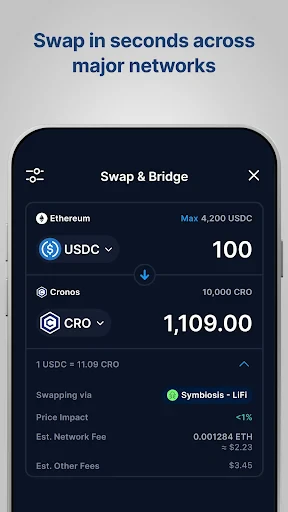 Crypto.com: Onchain Wallet screenshot