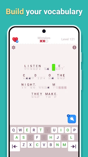 Cryptogram - Word Brain Puzzle screenshot