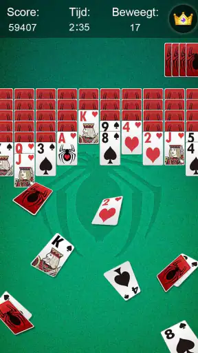 Dagelijkse Spider Solitaire screenshot
