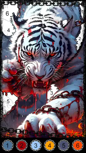 Dark, Horror Color by Number screenshot