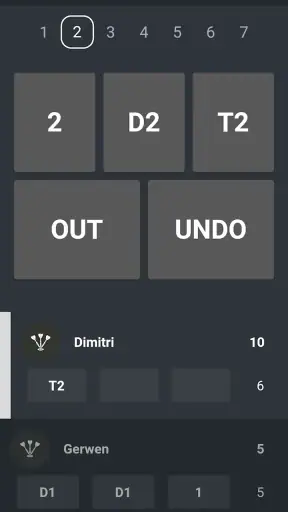 DARTS Scorebord 2025 screenshot