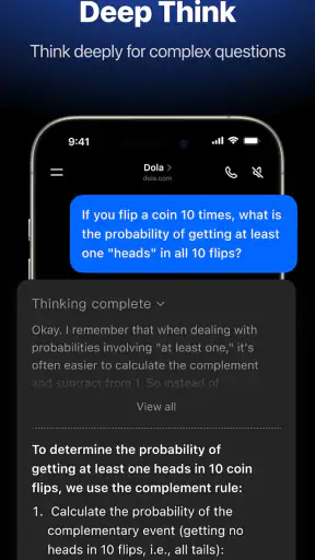 Dola: Smart AI Assistant screenshot