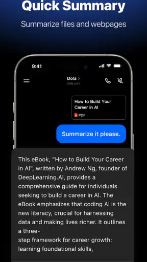 Dola: Smart AI Assistant screenshot