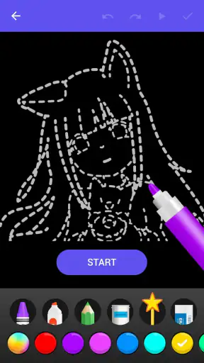 Draw Glow Comics screenshot