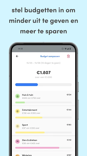 Dyme: Huishoudboekje & Budget screenshot