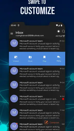 E-mail voor Outlook en Hotmail screenshot