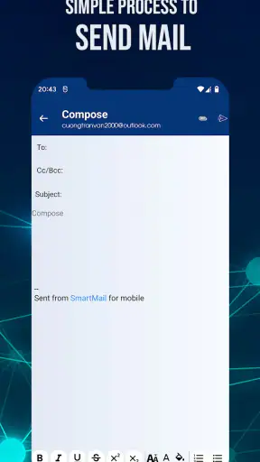 E-mail voor Outlook en Hotmail screenshot