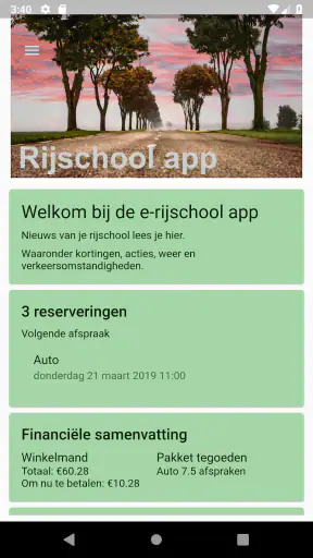 e-rijschool Mobile screenshot