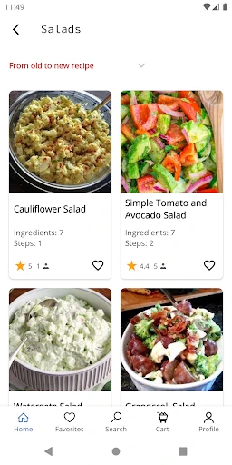 Easy Recipes. Recipe Book screenshot