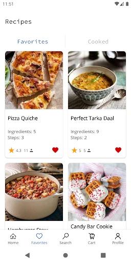 Easy Recipes. Recipe Book screenshot