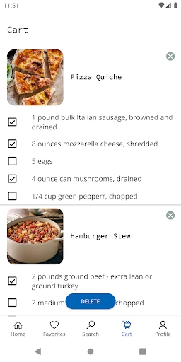 Easy Recipes. Recipe Book screenshot