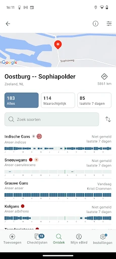 eBird by Cornell Lab screenshot