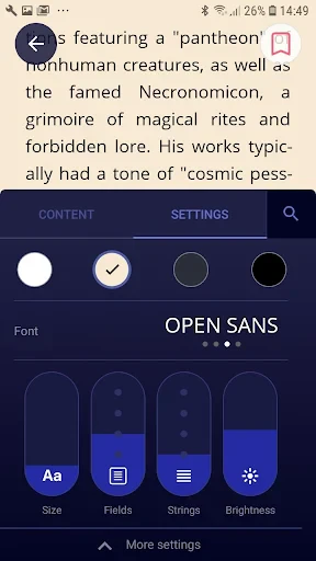 eBoox: ePub PDF e-book Reader screenshot