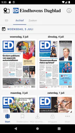 ED - Digitale krant screenshot
