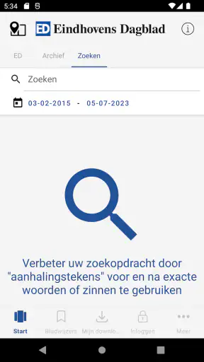 ED - Digitale krant screenshot