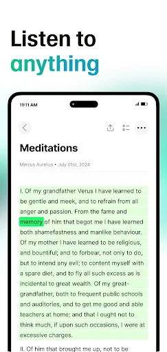 ElevenReader - Text to Speech screenshot