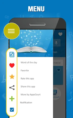 Engels naar Urdu woordenboek screenshot
