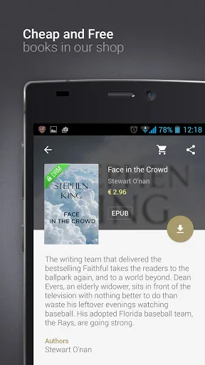 eReader Prestigio: Lezer screenshot