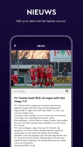 Eurojackpot Vrouwen Eredivisie screenshot
