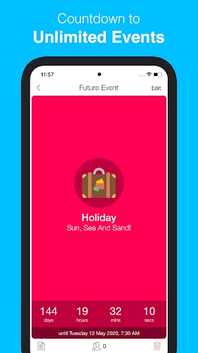 Event Countdown - Calendar App screenshot