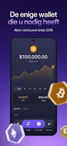 Exodus: Crypto Bitcoin-wallet screenshot