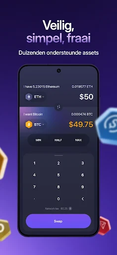 Exodus: Crypto Bitcoin-wallet screenshot
