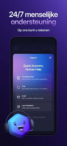 Exodus: Crypto Bitcoin-wallet screenshot