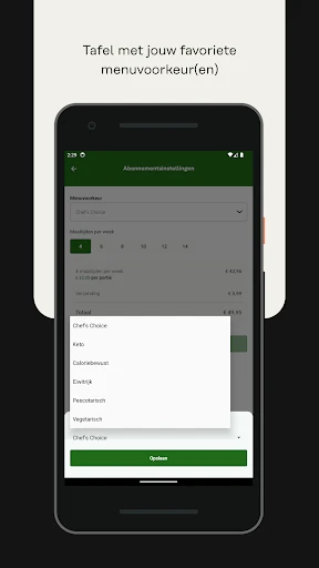 Factor: elk dieet, gezond eten screenshot