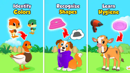 Farm animal games for kids 2-5 screenshot