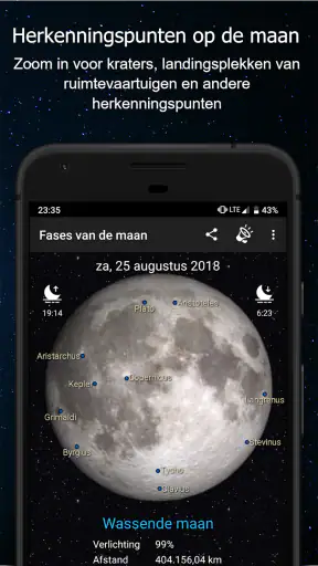 Fases van de maan Pro screenshot