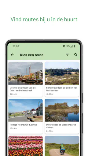 Fietsroutenetwerk screenshot
