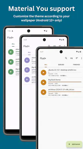 Flud+ screenshot