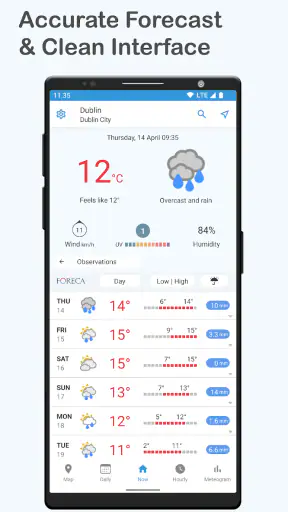Foreca Weer screenshot