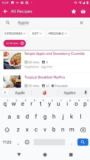 Fussy Toddler Recipes screenshot
