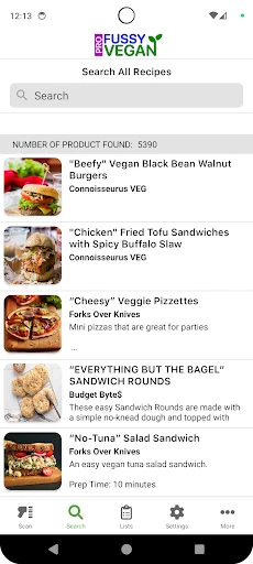 Fussy Vegan Pro screenshot