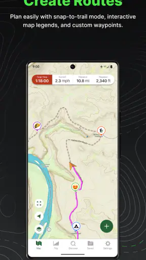 Gaia GPS (Topografische) screenshot