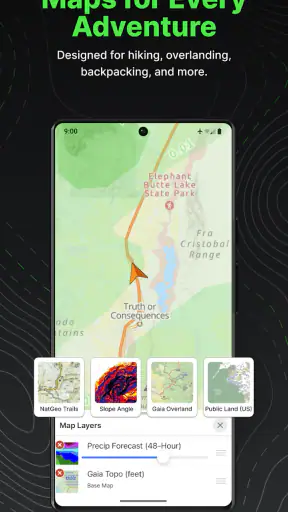 Gaia GPS (Topografische) screenshot