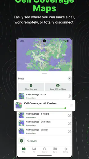 Gaia GPS (Topografische) screenshot