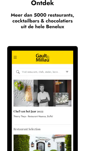 Gault&Millau Benelux screenshot